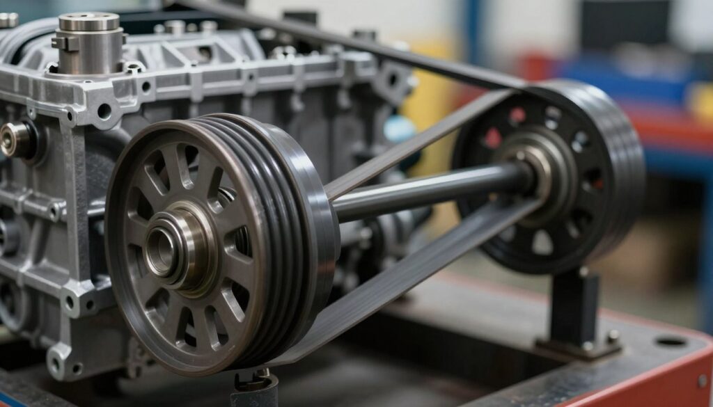 CVT pulley and belt system CVT pulley and belt system