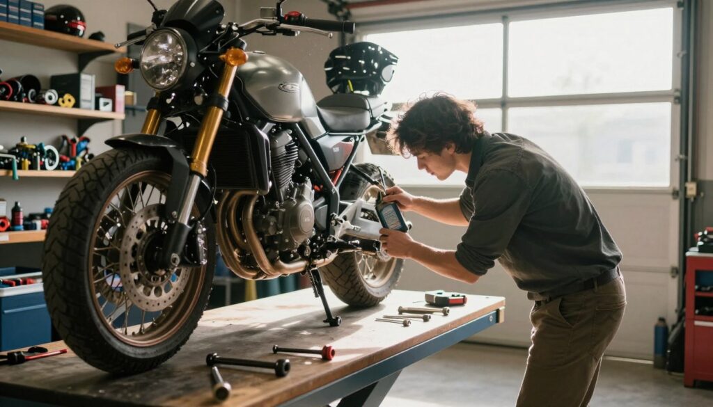 DIY motorcycle maintenance