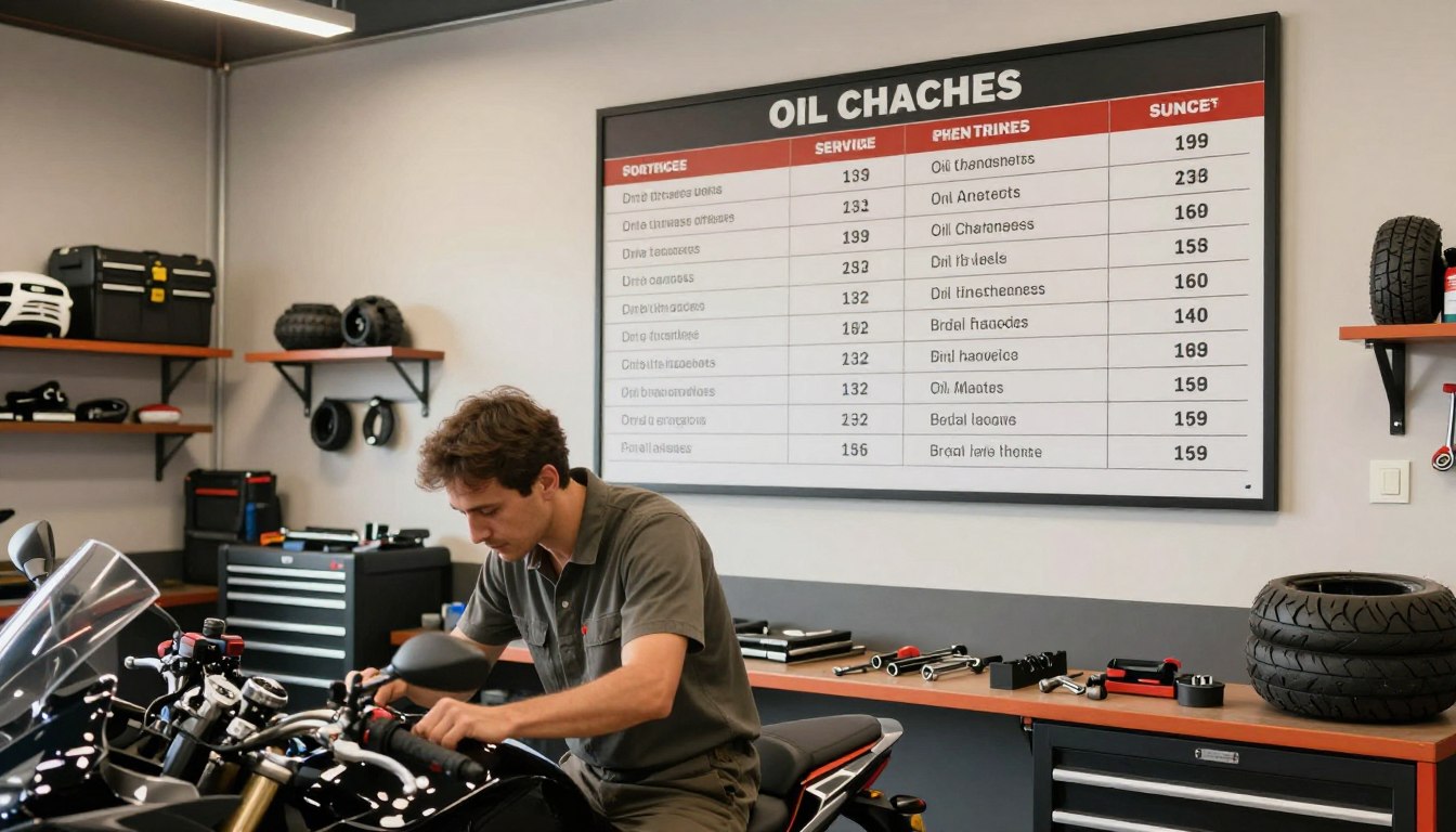 biaya servis motor matic lengkap terbaru