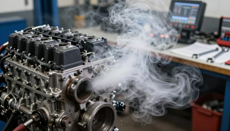 motor keluar asap putih penyebab dan cara mengatasinya