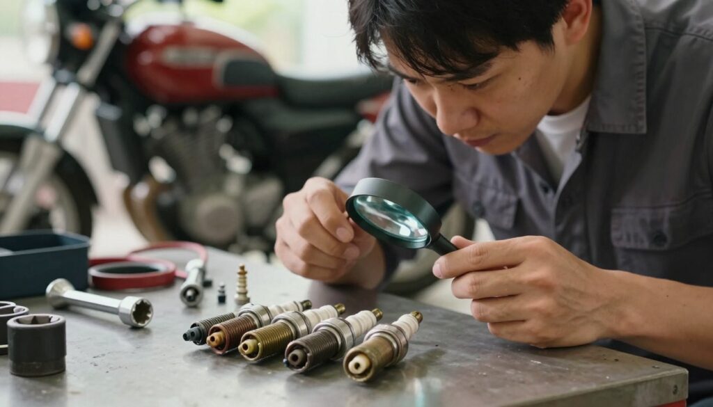 spark plug inspection spark plug inspection